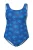 Ulla Popken Badpak  royal blue/koningsblauw