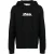 Off-White-Jersey Kapuzen en zwart met logo geklodeerd en vorm van paso schmaler
