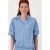 Zusss blouse light blue denim