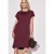 Street One Dames Effen jersey jurk in Rood