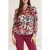 GUESS Marciano By  The Icon Blouse Print Leopard Rose Button-