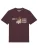 Watapparel Shirt ‘And It Burns’  oranje / wijnrood / natuurwit
