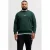 JACK & JONES PLUS SIZE regular fit trui met logo – donkergroen
