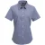 Premier Dames/Dames Gingham overhemd met korte mouwen (Marine / Wit)