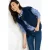 LOLALIZA teddy gilet donkerblauw