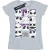 Li-cense Disney dames nightmare before christmas vele gezichten van jack vierkantjes katoenen t-shirt