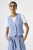 Blauwe gilet