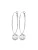 GUESS Oorbellen  zilver / transparant