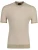Katoenen poloshirt korte mouw Boss Black effen beige