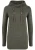 Oxmo Gebreid vest ‘Cable’  donkergroen
