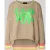 miss goodlife Oversized sweatshirt met geribde boorden