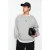TRENDYOL MAN Heren Grijs Dierenprint Lang Oversized Sweatshirts