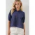 Losse Cropped Overhemd met Kraag