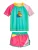 PLAYSHOES UV-bescherming ‘DIE MAUS Freunde’  turquoise / geel / pink / rosa