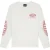 Malelions Junior Relaxed Lifestyle Longsleeve T-Shirt | Off-White/Red