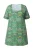 Ulla Popken Shirt  lichtblauw / geel / groen / rosa / zwart