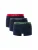 LACOSTE Boxershorts  donkerblauw / spar / framboos / wit