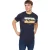 Crosshatch Heren Chevin T-Shirt (Marine)