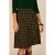 River Woods Pleated Viscose Skirt Green