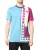 Geometrische Print T-shirt met Korte Mouwen