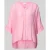 comma relaxed fit blouse van viscosemix met 3/4-mouw
