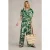 White Stuff Elisa Eco Vero Top Green Printed