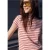Shirt met korte mouwen en textuur