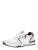 MUSTANG Sneakers laag  lichtgrijs / donkerrood / wit