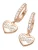 Smart Jewel Oorbellen  rose-goud