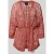 Marc Cain Gebreid vest met bindceintuur en 3/4-mouw