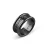 Philipp Plein Jewellery Ring ‘Gothic Tag’  zwart