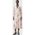 AllSaints Zora Midi Dress Unity Ecru White