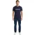 Aquascutum T-shirt met opschrift voor heren (Marine)