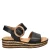 Gabor leren sandalen zwart
