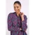 Didi blouse met print – aubergine