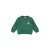 Dirkje rechtvallende sweater met backprint en tekst – groen