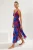 TRENDYOLMİLLA Dames Roze Bloemen Maxi Mouwloos Strandkleding Skater Strandjurken