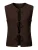 Imily Bela Gebreide bodywarmer  chocoladebruin