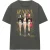 K-Pop Demon Hunters Huntr/X Sparkle Regular T-shirt voor dames (Antraciet/Goudkleurig)