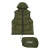 Gewatteerd vest met capuchon en hoek Penfield Hudson script quilt ripstop
