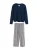 Next Pyjama  navy / lichtblauw / lichtoranje / wit