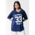 Colourful Rebel T-shirt donkerblauw
