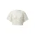 Korte bloemenrelief kantblouse dames QS