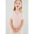 Mango Kids denim spijkerjurk lichtroze