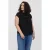 VERO MODA CURVE top met plooien zwart
