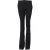 Uitlopende zijden broek met tweeddetails