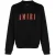 Amiri Core-logo zwart sweatshirt