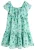 Next Jurk  blauw / groen / lichtgroen / rosa