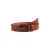WE Fashion Blue Ridge leren riem cognac