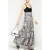 PINKO Crudelia Abito Mussola St. Gia Ivory/black